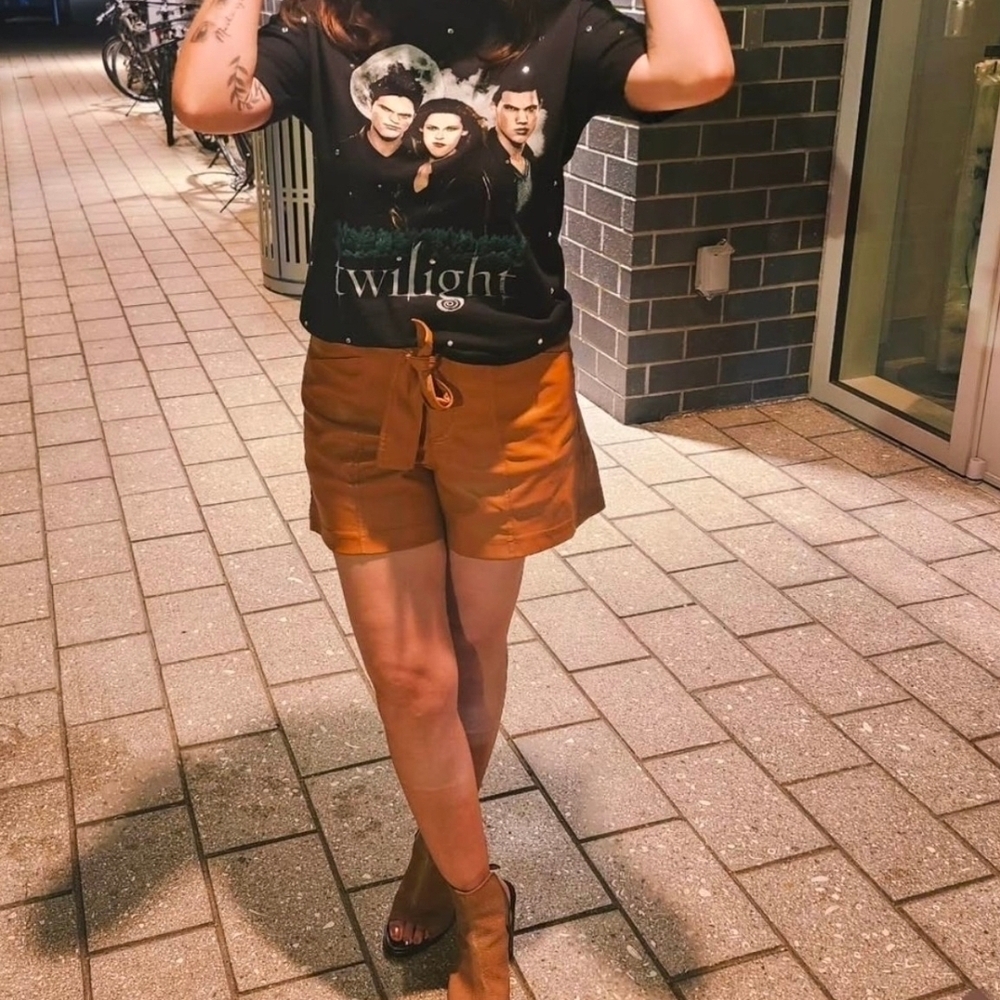 High Waist Women's Brown Shorts